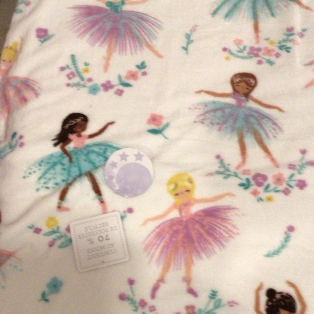 Floral Ballerina Throw Blanket